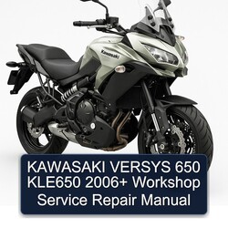 2006 Kawasaki Versys 650 KLE650 Service Repair Workshop Manual PDF