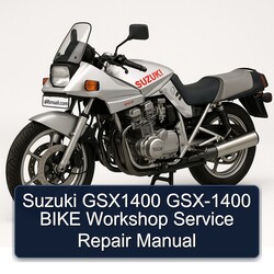 Suzuki GSX Series GSX1400 GSX-1400 Bike Service Repair Workshop Manual PDF