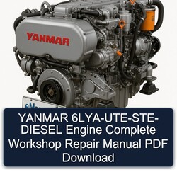 Yanmar 6lya-ute-ste- Diesel Engine Service Repair Workshop Manual PDF