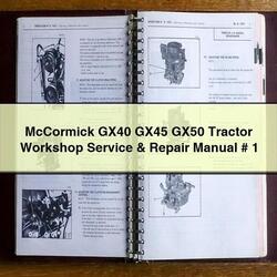 Mccormick GX40 GX45 GX50 Tractor Service Repair Workshop Manual PDF
