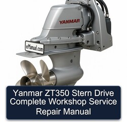 Yanmar ZT350 Stern Drive Service Repair Workshop Manual PDF