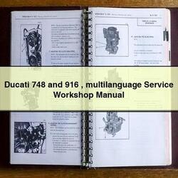 Ducati 748 916 Multilanguage Service Repair Workshop Manual PDF