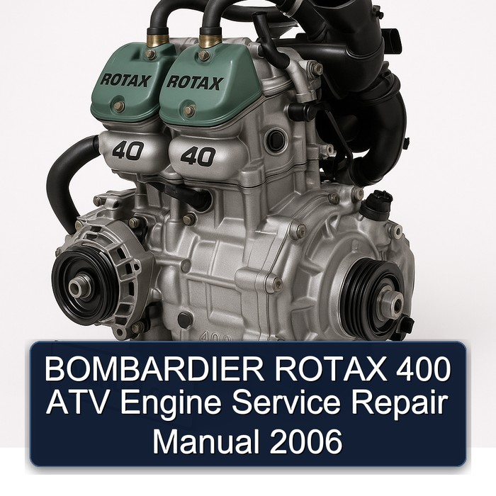 2006 Rotax 400 Bombardier ATV Engine Service Repair Workshop Manual PDF