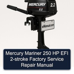 Mercury Mariner 250 HP EFI 2-stroke Service Repair Workshop Manual PDF