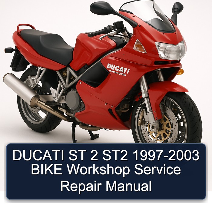 1997-2003 Ducati Sporttouring / ST Models 2 ST2 - Bike Service Repair Workshop Manual PDF