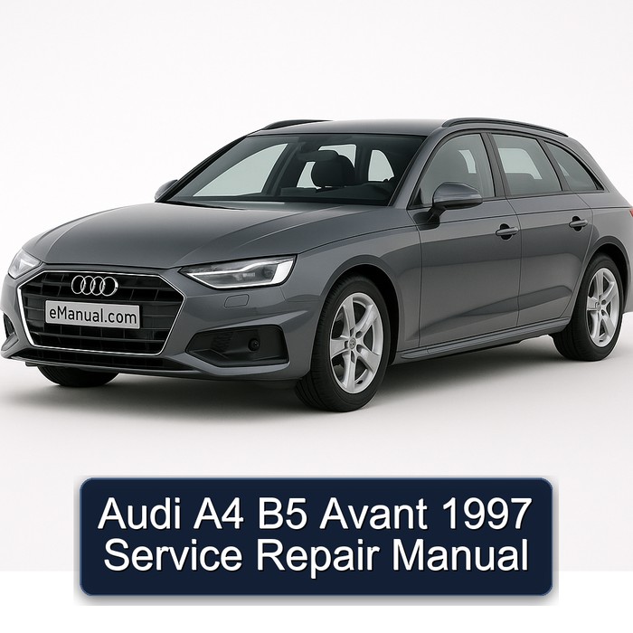 1997 Audi Avant A4 B5 Service Repair Workshop Manual PDF