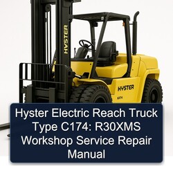 Hyster Electric Reach Truck Type C174: R30XMS Service Repair Workshop Manual PDF