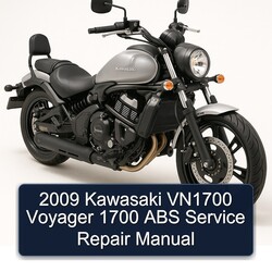 2009 Kawasaki VN1700 Voyager 1700 ABS Service Repair Workshop Manual PDF