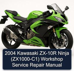 2004 Kawasaki Ninja ZX-10R (ZX1000-C1) Service Repair Workshop Manual PDF