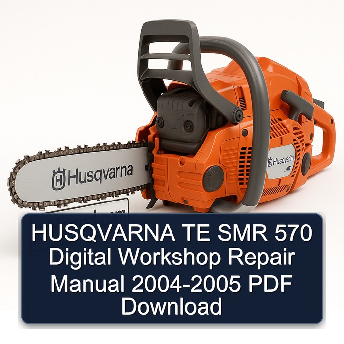 2004-2005 Husqvarna SMR Models TE 570 Digital Service Repair Workshop Manual PDF