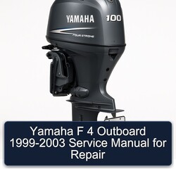 1999-2003 Yamaha F 4 Outboard Service Repair Workshop Manual PDF