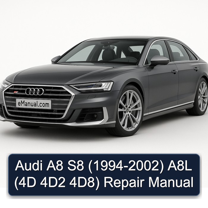 1994-2002 Audi S8 A8 ( - ) A8L (4d 4d2 4d8) Service Repair Workshop Manual PDF