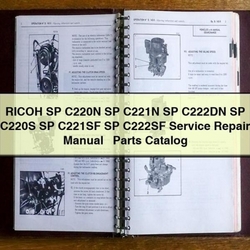 Ricoh SP C220N C221N C222DN C220S C221SF C222SF Parts Catalog PDF