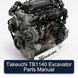 Takeuchi TB1140 Excavator Parts Catalog PDF