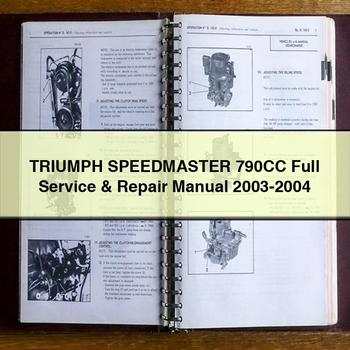 2003-2004 Triumph Speedmaster 790CC Service Repair Workshop Manual PDF