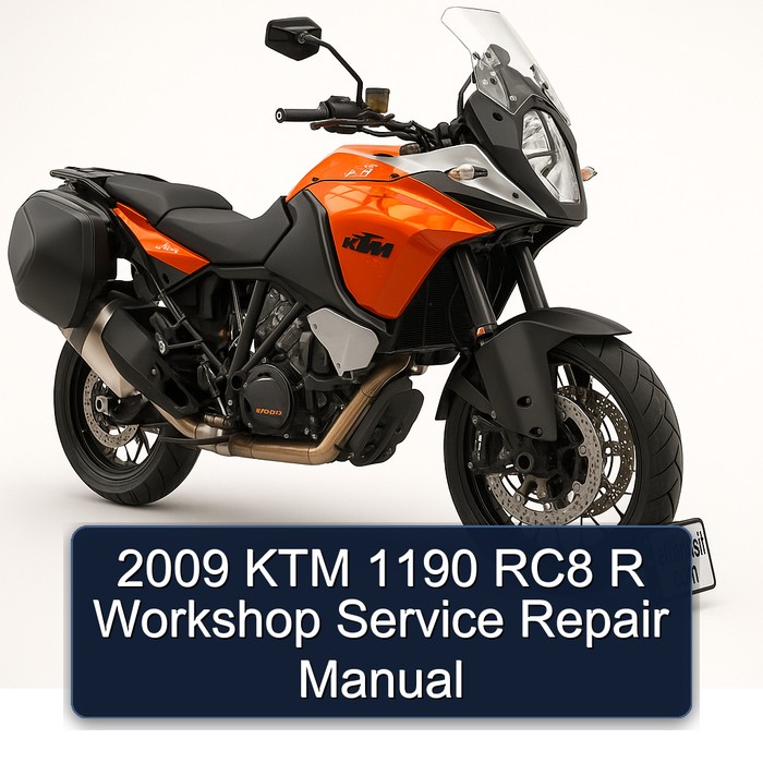 2009 KTM 1190 RC8 R Service Repair Workshop Manual PDF