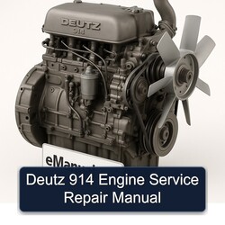 Deutz 914 Engine Service Repair Workshop Manual PDF