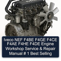 Iveco NEF F4BE F4GE F4CE F4AE F4HE F4DE Engine Best Service Repair Workshop Manual PDF