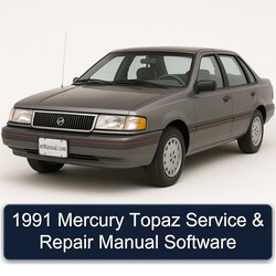 1991 Mercury Topaz Software Service Repair Workshop Manual PDF