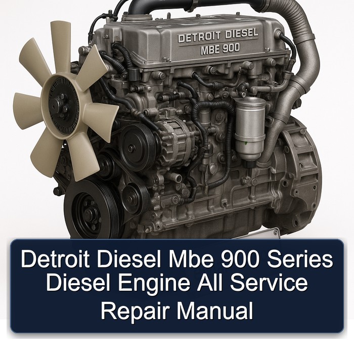 Detroit Diesel MBE 900 Series Engine All Service Repair Workshop Manual PDF