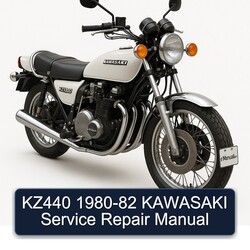 1980-1982 Kawasaki KZ Series KZ440 Service Repair Workshop Manual PDF