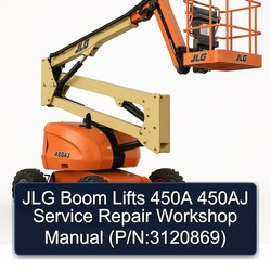 JLG Boom Lifts 450A 450AJ (p/n:3120869) Service Repair Workshop Manual PDF