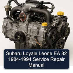 1984-1994 Subaru EA Series Loyale Leone 82 Service Repair Workshop Manual PDF