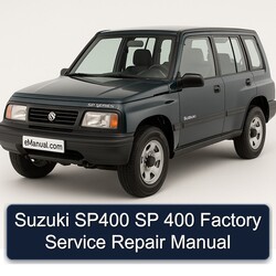 Suzuki SP Series SP400 400 Service Repair Workshop Manual PDF