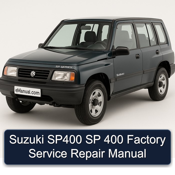 Suzuki SP Series SP400 400 Service Repair Workshop Manual PDF
