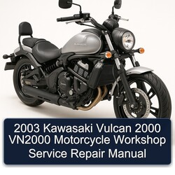 2000-2003 Kawasaki Vulcan VN2000 Motorcycle Service Repair Workshop Manual PDF