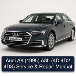1995 Audi A8 A8L (4d 4d2 4d8) Service Repair Workshop Manual PDF