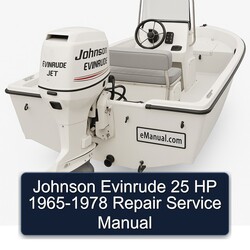 1965-1978 Johnson Evinrude 25 HP Service Repair Workshop Manual PDF