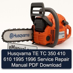 1995-1996 Husqvarna TR650 Models TE TC 350 410 610 Service Repair Workshop Manual PDF