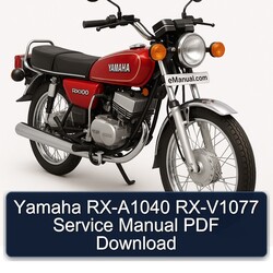 Yamaha RX Models RX-A1040 RX-V1077 Service Repair Workshop Manual PDF