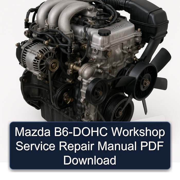 Mazda B Series B6-DOHC Service Repair Workshop Manual PDF