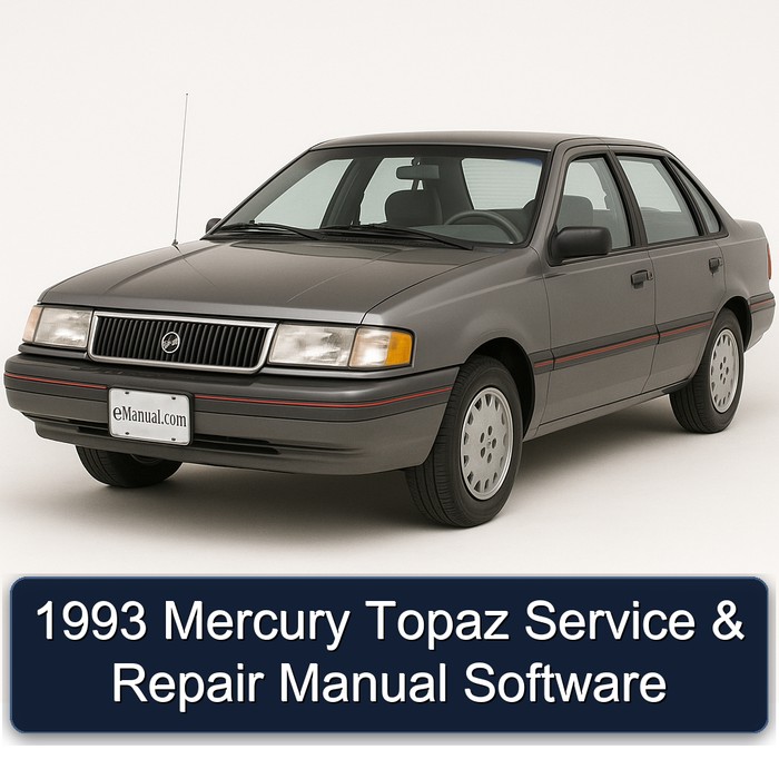 1993 Mercury Topaz Software Service Repair Workshop Manual PDF