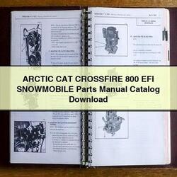 Arctic CAT Crossfire 800 EFI Snowmobile Parts Catalog PDF