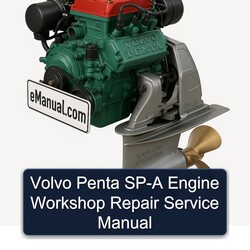 Volvo Penta Sp- Engine Service Repair Workshop Manual PDF