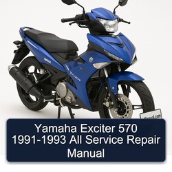1991-1993 Yamaha Exciter 570 - All Service Repair Workshop Manual PDF