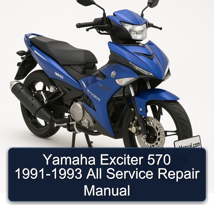 1991-1993 Yamaha Exciter 570 - All Service Repair Workshop Manual PDF