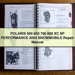 2004 Polaris 500 600 700 800 XC SP Performance Snowmobile Service Repair Workshop Manual PDF