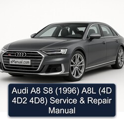 1996 Audi S8 A8 A8L (4d 4d2 4d8) Service Repair Workshop Manual PDF