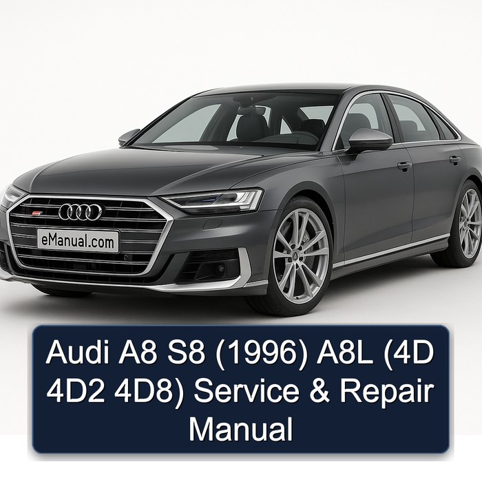 1996 Audi S8 A8 A8L (4d 4d2 4d8) Service Repair Workshop Manual PDF
