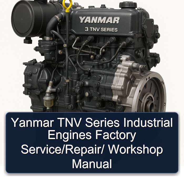 Yanmar TNV Series Industrial Engines / Service Repair Workshop Manual PDF