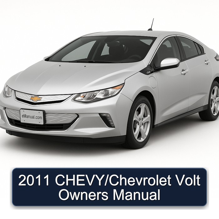 2011 Chevrolet Chevy / Volt Owners Owner's Manual PDF