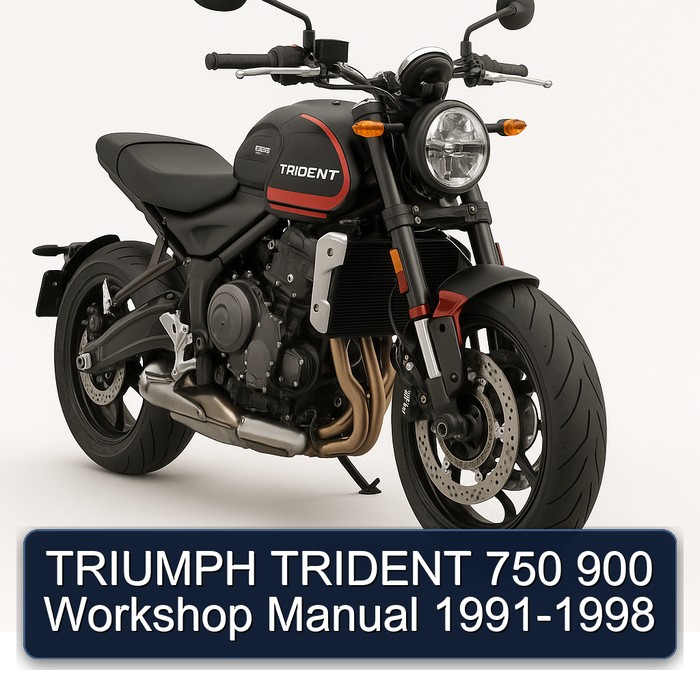 1991-1998 Triumph Trident 750 900 Service Repair Workshop Manual PDF