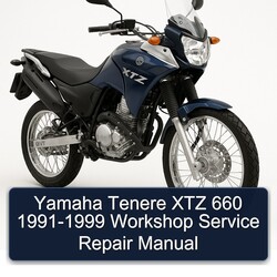 1991-1999 Yamaha XTZ Models Tenere 660 Service Repair Workshop Manual PDF