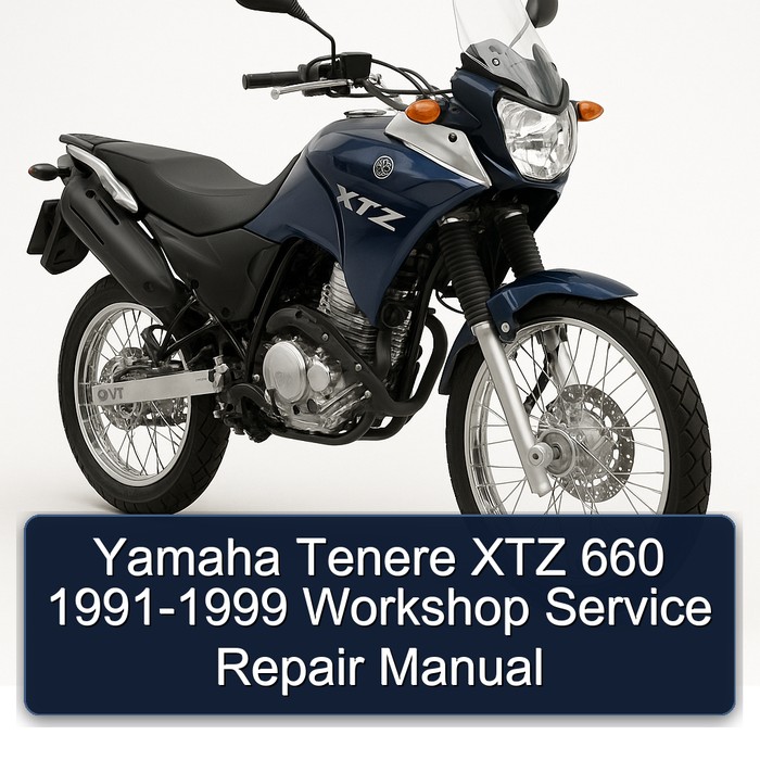 1991-1999 Yamaha XTZ Models Tenere 660 Service Repair Workshop Manual PDF