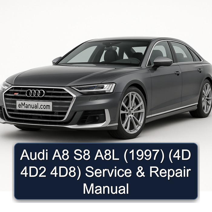 1997 Audi S8 A8 A8L (4d 4d2 4d8) Service Repair Workshop Manual PDF
