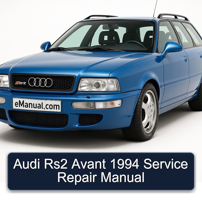 1994 Audi RS2 Avant Service Repair Workshop Manual PDF